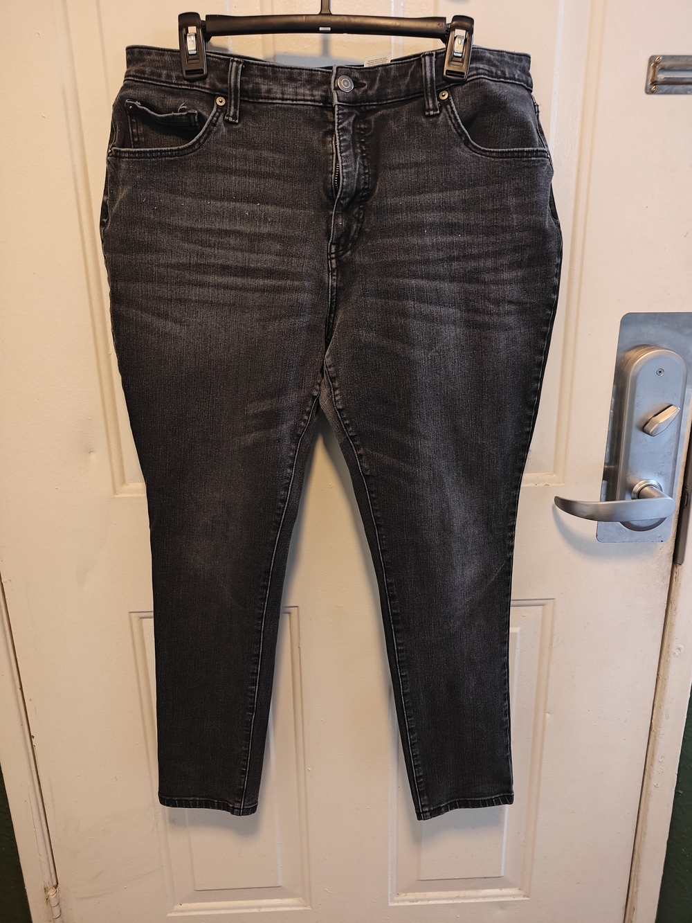 Time and Tru Charcoal Black Skinny Jeans